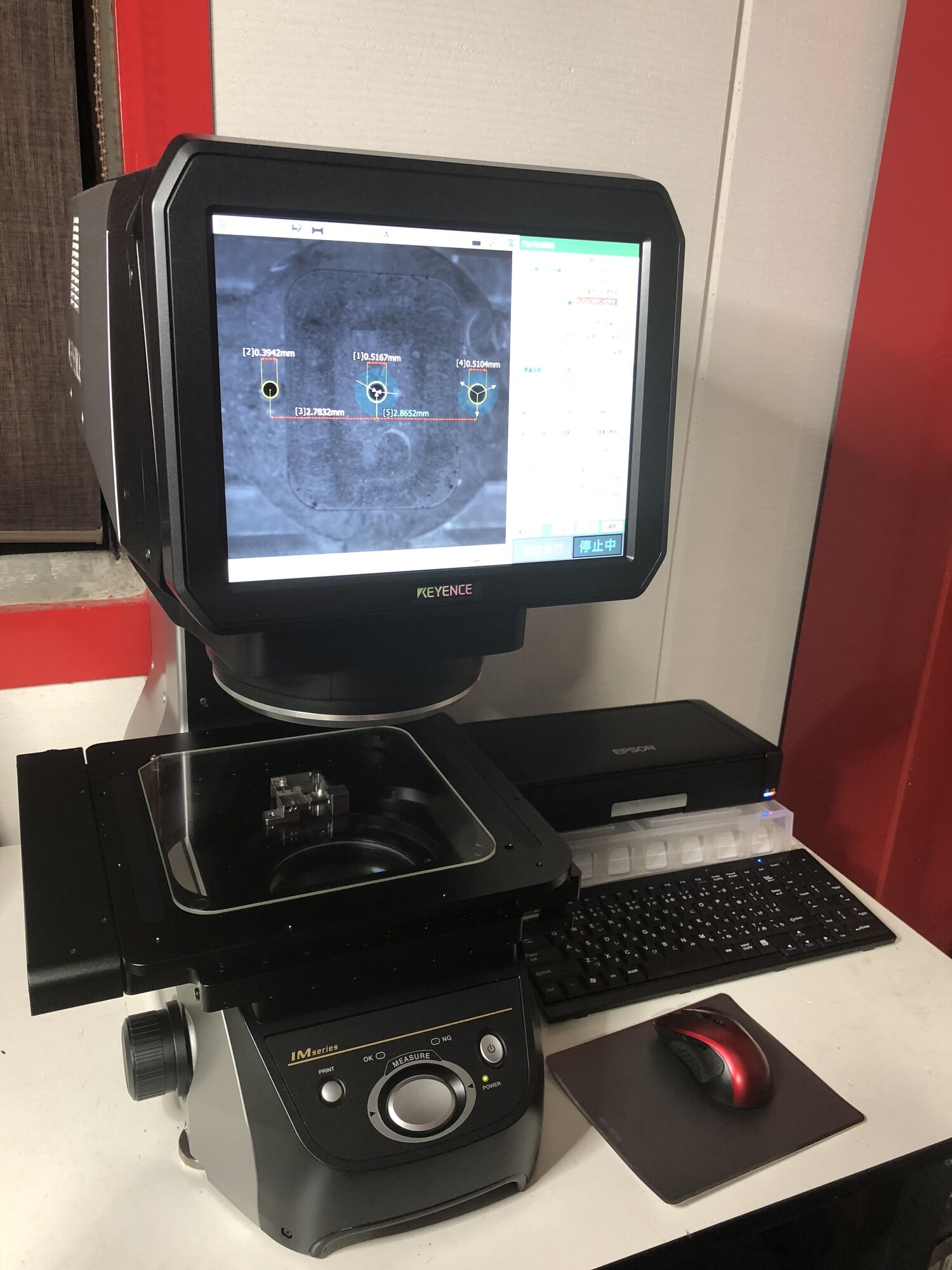 KEYENCE 画像寸法測定器