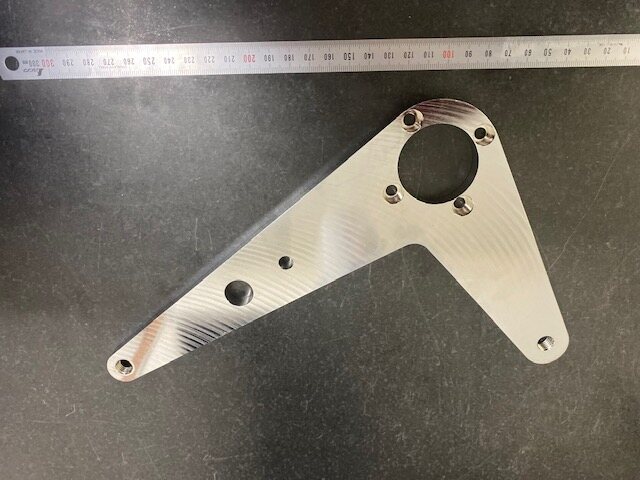 異形状ワークのマシニング加工の加工品
